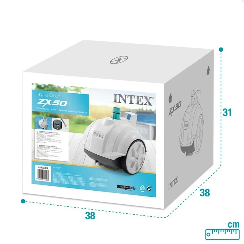 Intex Krystal Clear ZX50 Limpiafondos Piscina Automático 6.5m