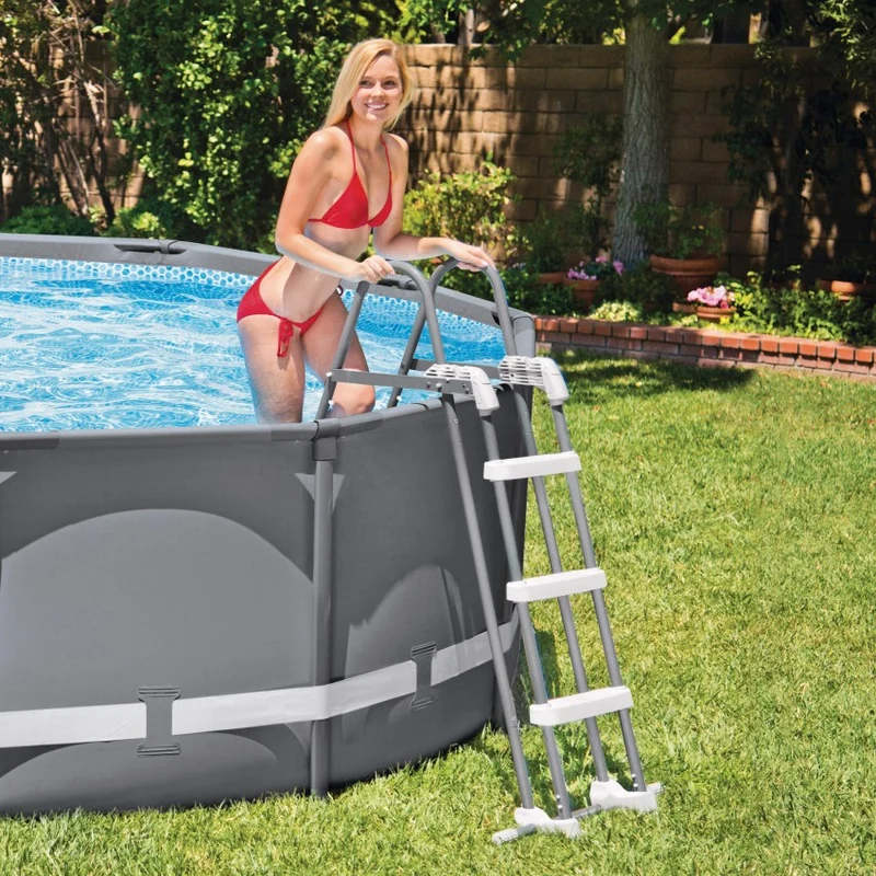 Intex Escalera de Seguridad para Piscinas Desmontables 91-107 cm