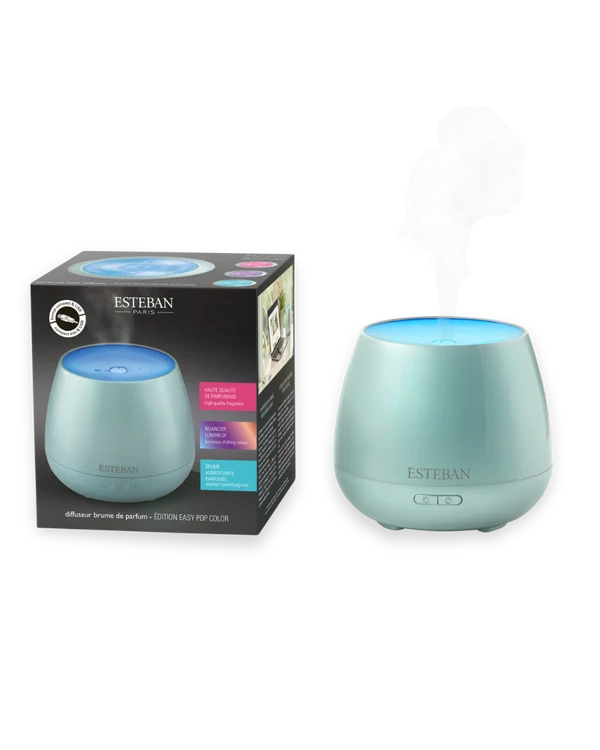 Diffusore di Fragranze Spray Easy Pop 10,5cm H x 12cm L x 12cm P Verde Acqua Esteban-Paris