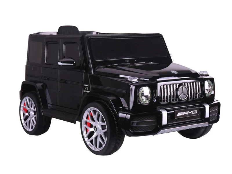 Mercedes G63, 12 Volt Kinder Accu Auto, Rubberen Banden, Leder Zitje En Meer!