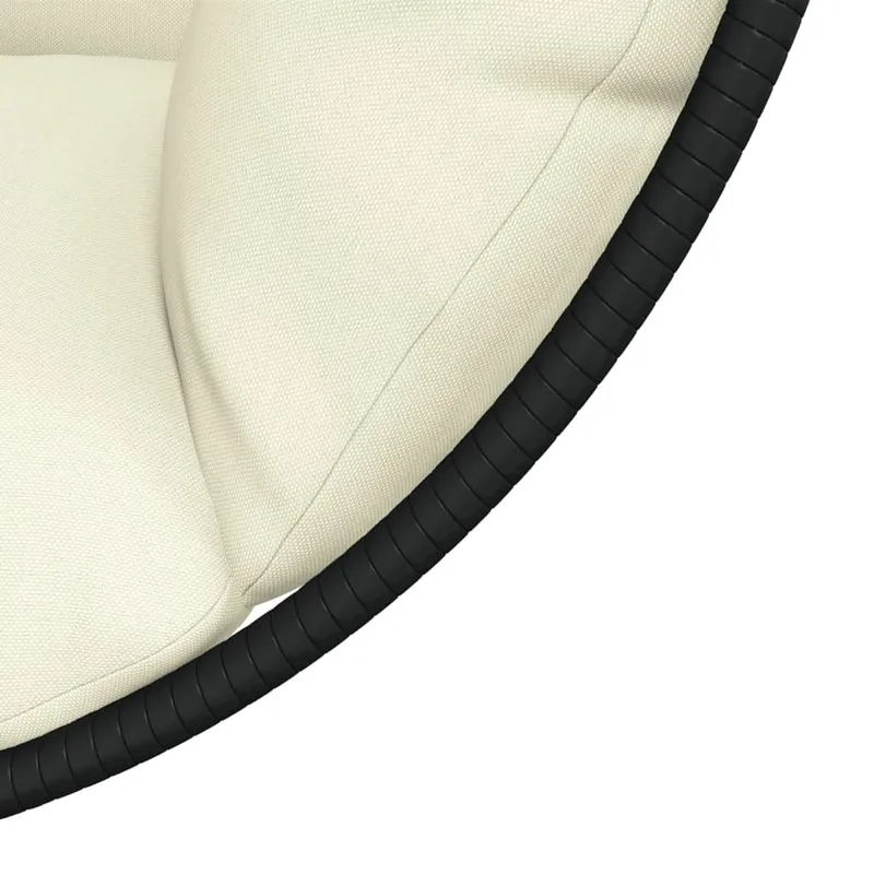 Hangstoel Met Standaard Rattan En Staal