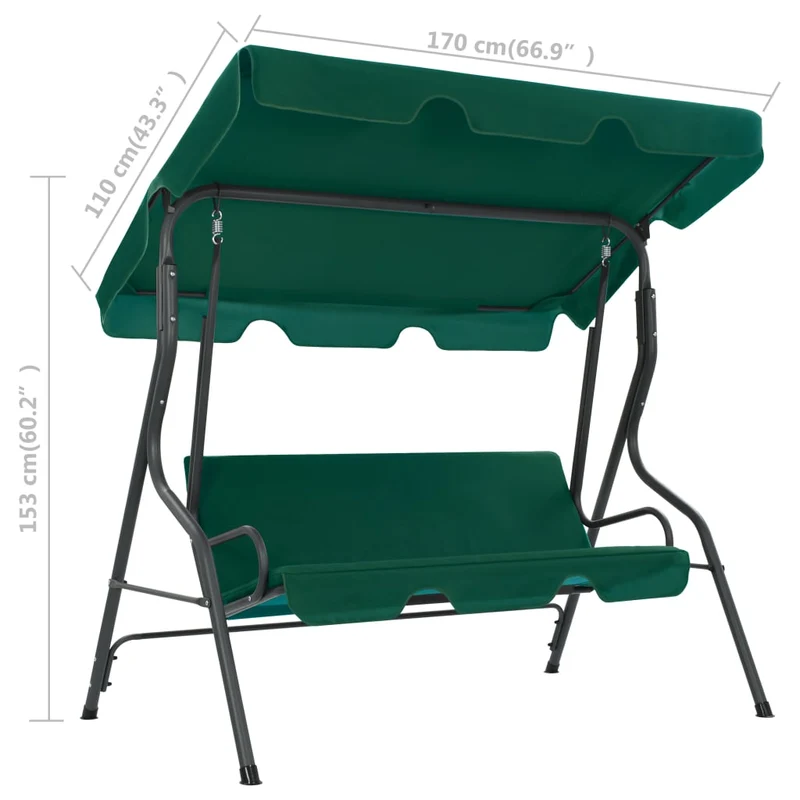Schommelbank 170X110X153 Cm Stof