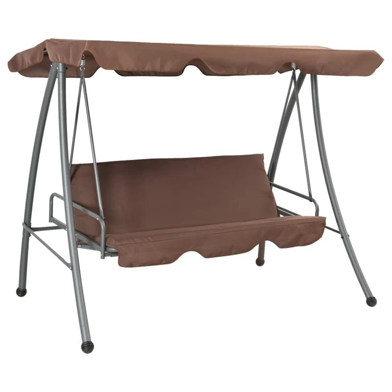 Schommelbank Voor Buiten Met Dak 192X118X175 Cm Staal