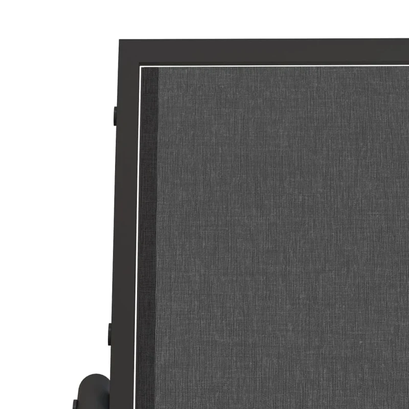 Schuifbank Tuin 120,5X76X86,5 Cm Textielfolie En Staal