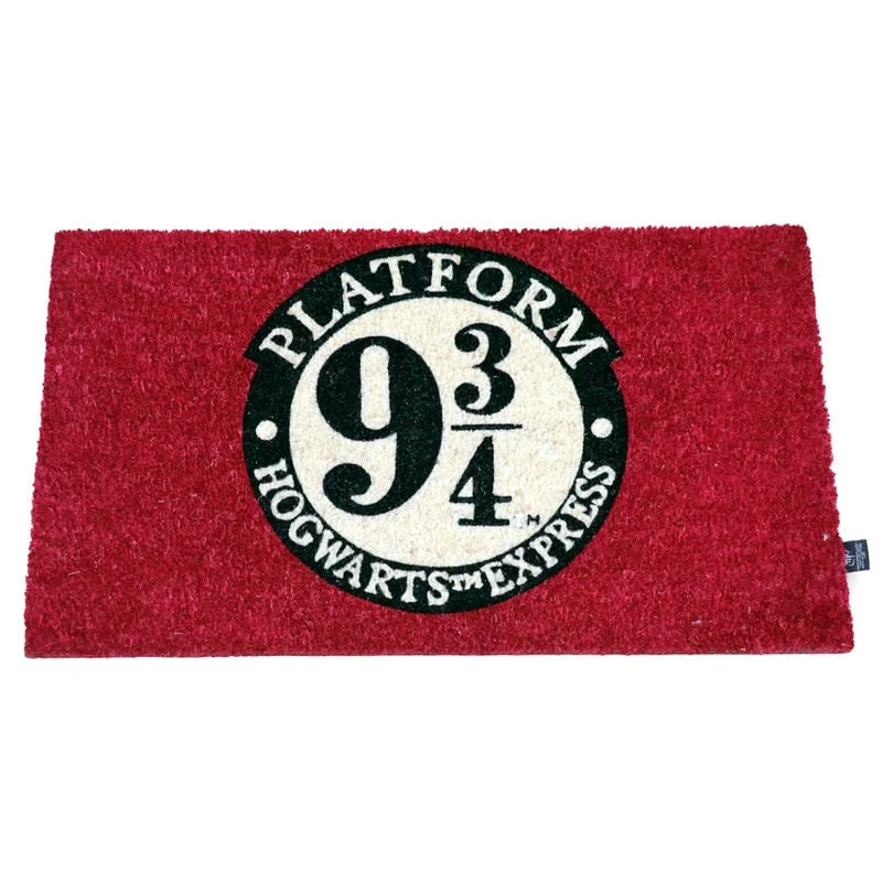 Zerbino Harry Potter Binario 9 3/4 40x60cm Marrone e Rosso Peraga Christmas