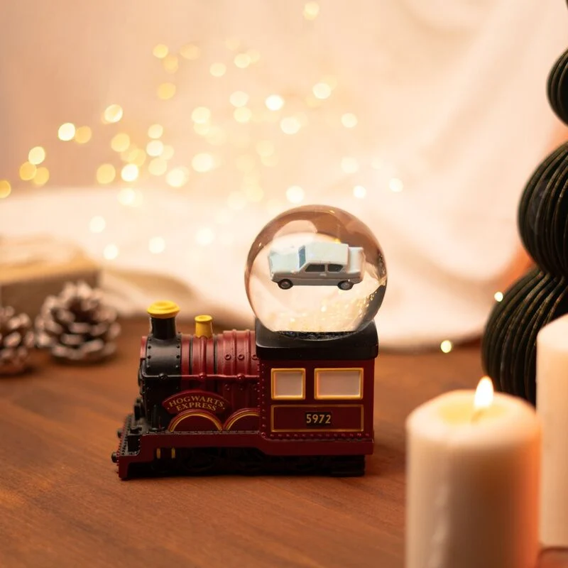 Snowball Harry Potter Hogwarts Express 6.5 cm Rosso e Oro Peraga Christmas