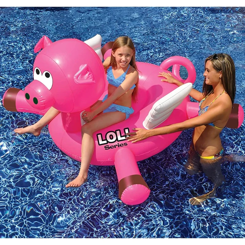 Gonflable cochon volant