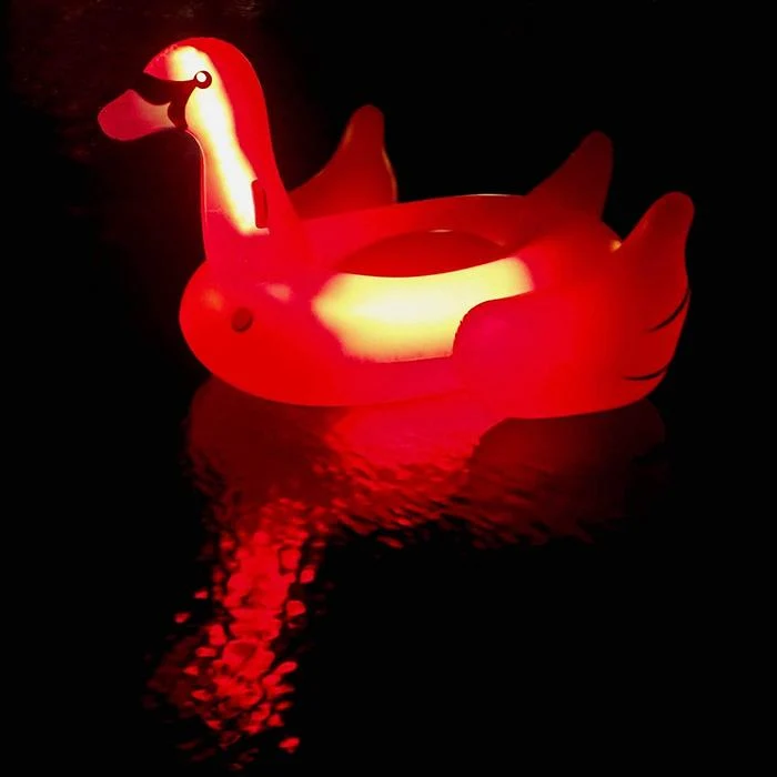 Gonflable cygne géant lumineux