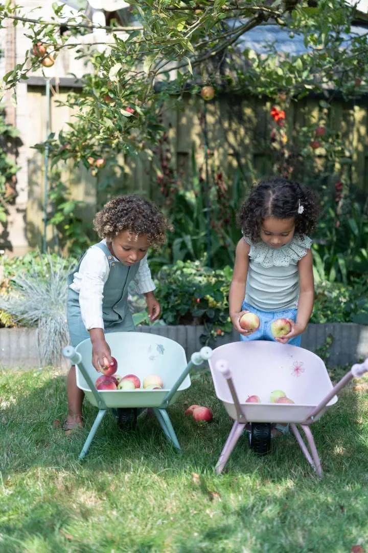 Kinder Schubkarre Forest Friends Grün – Gartenspielzeug ab 4 Jahren