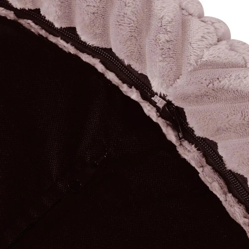 Piscine à balles - ronde 90x30 cm, Puffy Lamell Rose (+ 200 boules rose, dorées, perle ) – Plush Nest