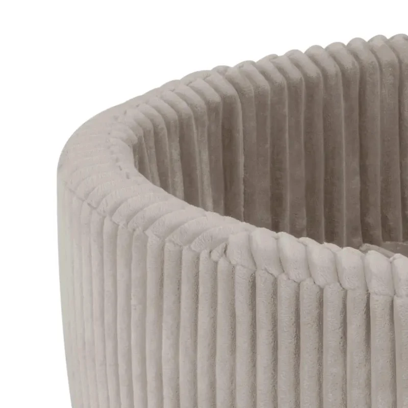 Piscine à balles - ronde 90x30 cm, beige Puffy Lamell (+ 200 boules dorées, perle, transparentes ) – Plush Nest