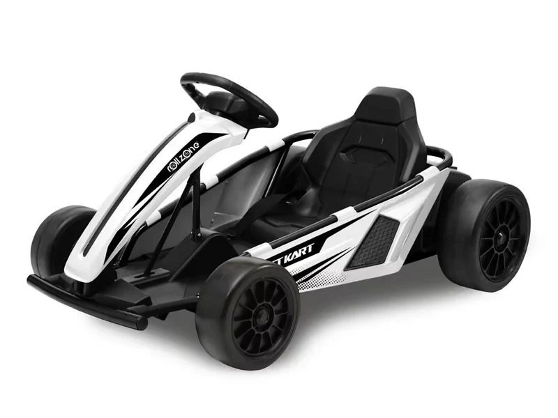 Rollzone Drift Go-Kart, 24 Volt Lithium Kart Met 200 Watt Motoren, Nieuwe Editie!