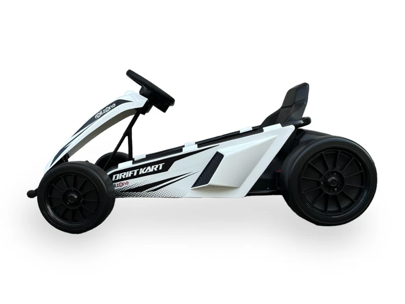 Rollzone Drift Go-Kart, 24 Volt Lithium Kart Met 200 Watt Motoren, Nieuwe Editie!