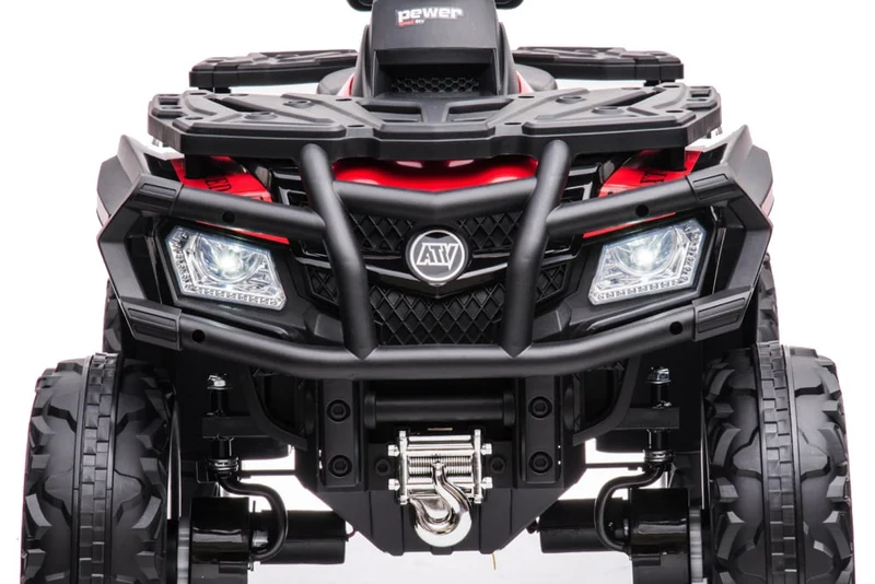 24 Volt Lithium Elektrische Quad, 4 Motoren, Rubberen Banden, Leder Zitting En Meer!