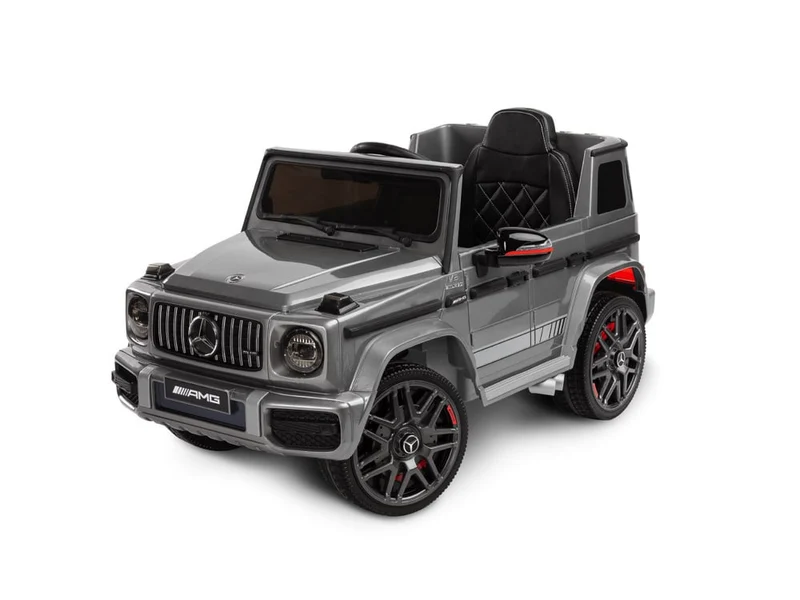 Mercedes G63 Amg, 12 Volt Kinderauto Met Lithium Accu, Rubberen Banden, Leder Zitting En Meer