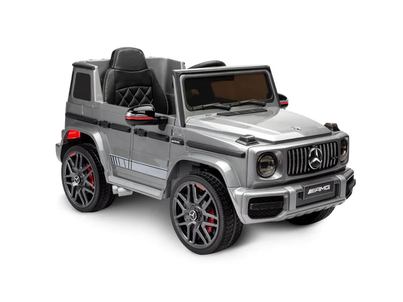 Mercedes G63 Amg, 12 Volt Kinderauto Met Lithium Accu, Rubberen Banden, Leder Zitting En Meer