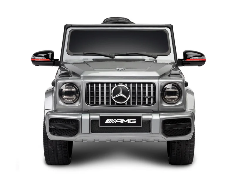 Mercedes G63 Amg, 12 Volt Kinderauto Met Lithium Accu, Rubberen Banden, Leder Zitting En Meer