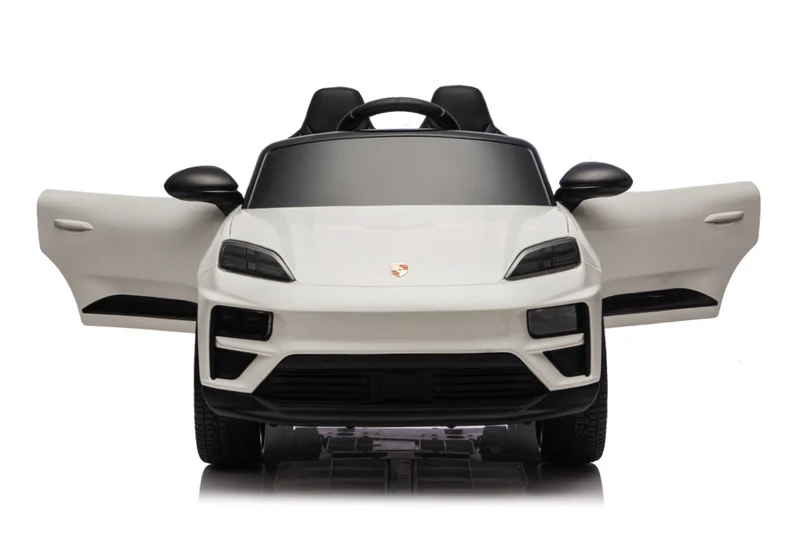 Porsche Macan Turbo, Elektrische Kinderauto Met Een Lithium Accu, Muziek Module, Rubberen Banden En Meer.