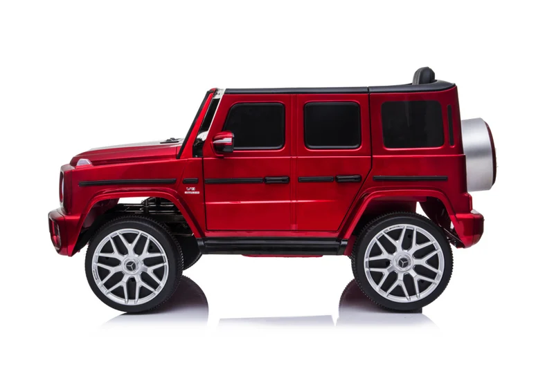 Mercedes G63, Kinderauto Met Lithium Accu, Rubberen Banden, Leder Zitje