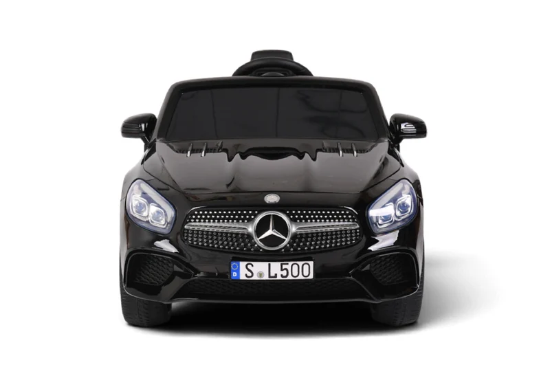 Mercedes Sl500, 12 Volt Elektrische Kinderauto Met Een Lithium Accu, Rubberen Banden, Leder Zitje En Meer!