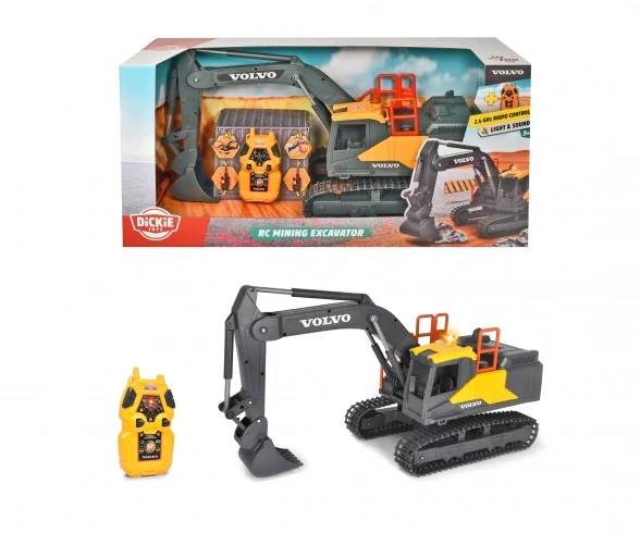 Volvo RC Graafmachine op Wielen – Dickie Toys – 60 cm