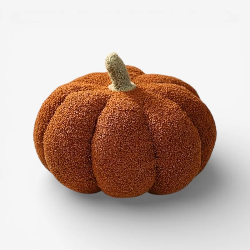 GourdLuxe - Græskarformet Pude til Indendørs Brug