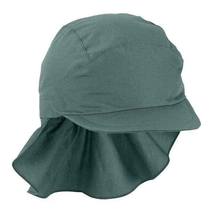 Schirmmütze mit Nackenschutz Dunkelgrün Gr. 57 | Sterntaler