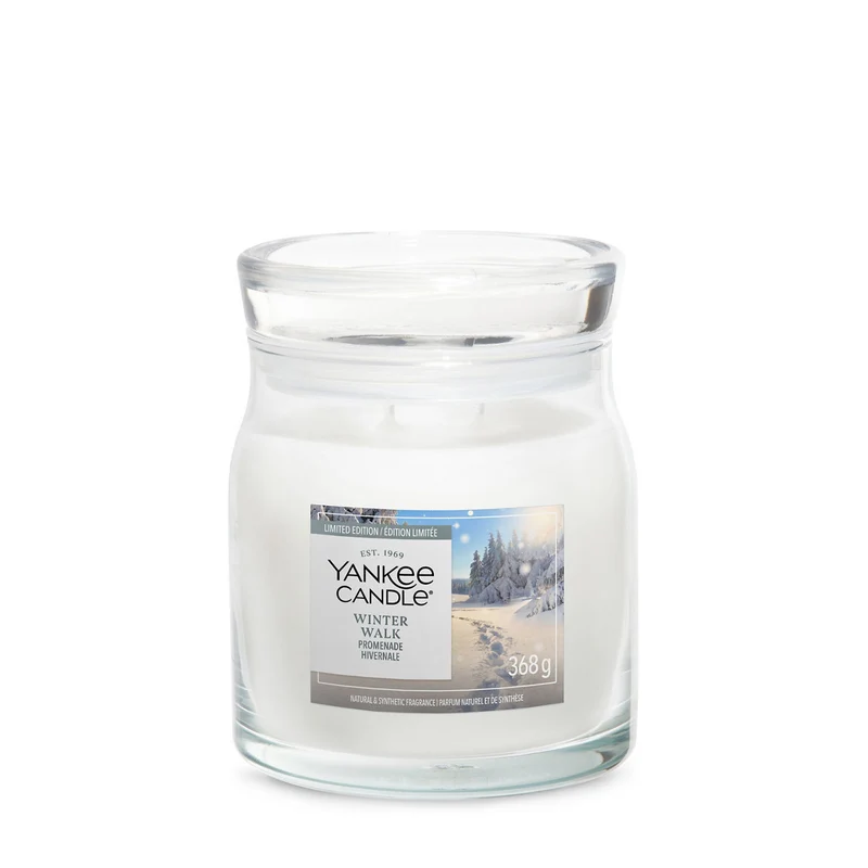 Candela Media Signature Winter Walk 368g Bianca Yankee Candle