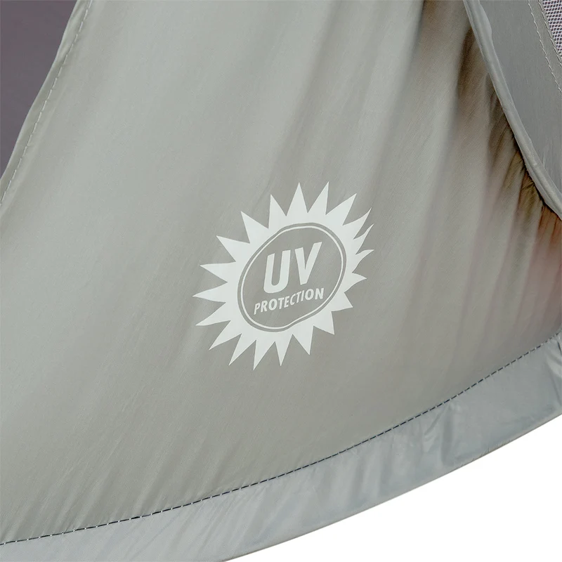 NILS Camp Pop-up Strandtent - Rood/Grijs