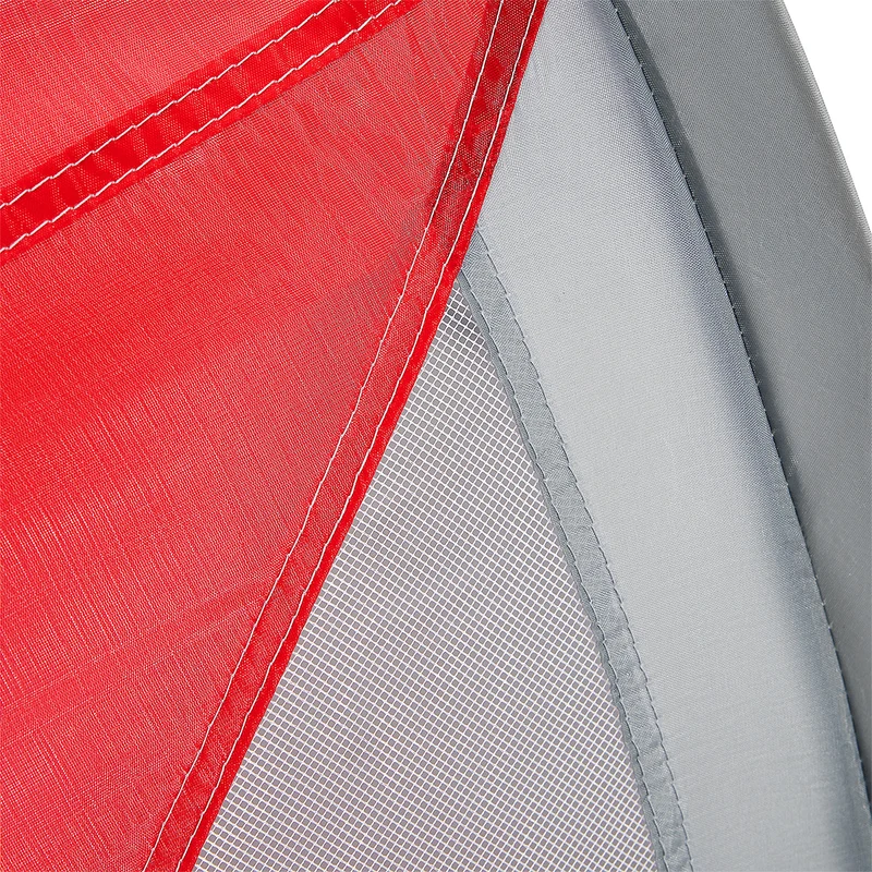 NILS Camp Pop-up Strandtent - Rood/Grijs