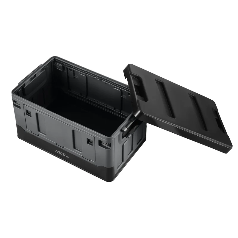 NILS Camp Opvouwbare Campingbox - 38 L - Grijs/Zwart
