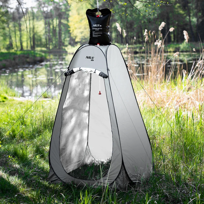 NILS Camp Pop-up Omkleedtent - Grijs