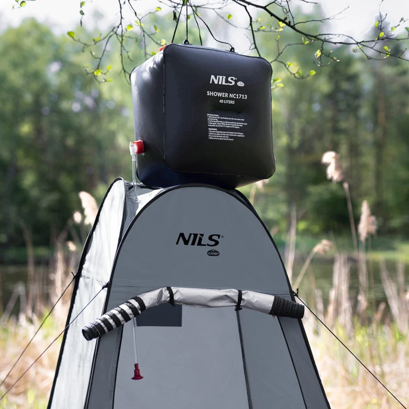 NILS Camp Pop-up Omkleedtent - Grijs