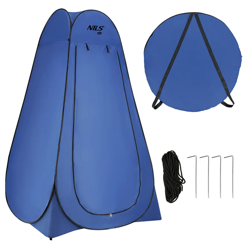 NILS Camp Pop-up Omkleedtent - Blauw