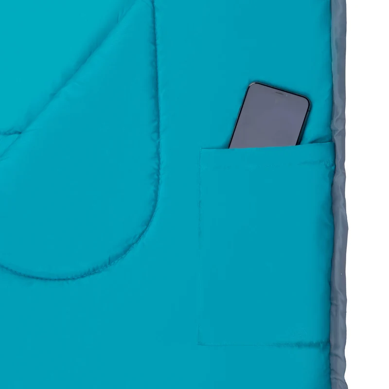 NILS Camp Slaapzak - Grijs/Blauw- Maat M