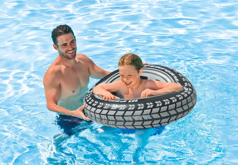 Intex opblaasbare zwemband Giant Autoband - Ø91cm