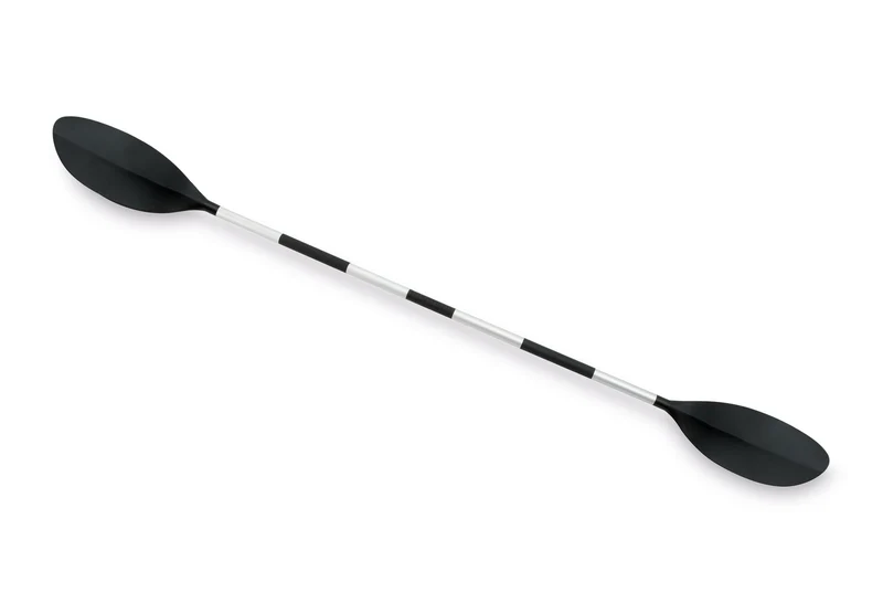 Intex Kajakpeddel 218 cm aluminium zwart/zilver