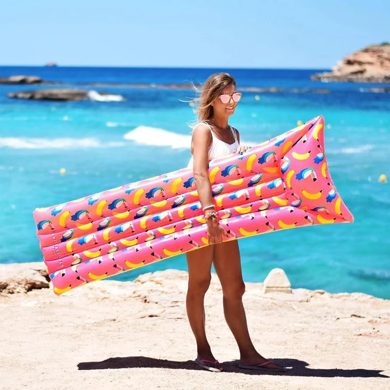 Swim Essentials Basic luchtbed Toekan banaan