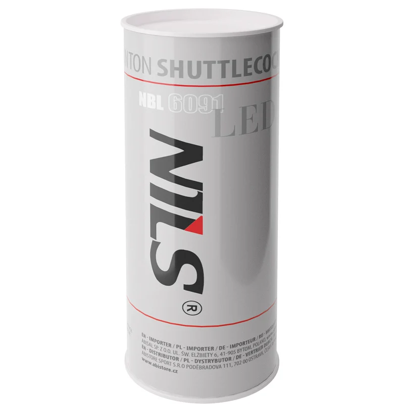 NILS Nylon Shuttles met LED - Lichtblauw - 3 Stuks