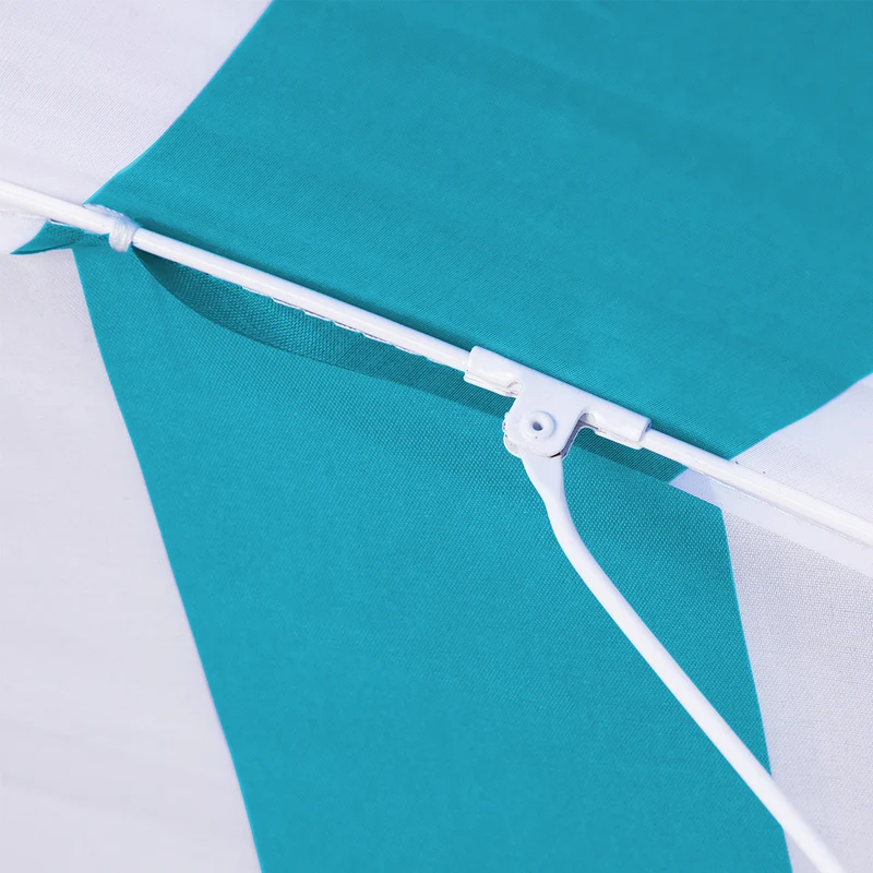 NILS Camp Strandparasol - 180 cm - Turquoise/Grijs