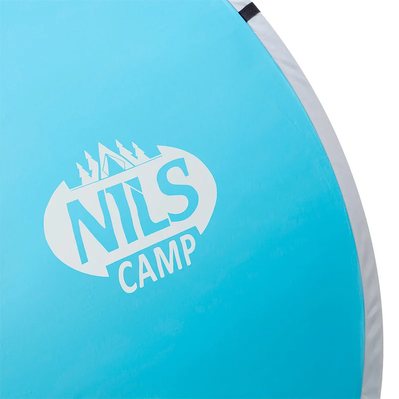 NILS Camp Pop-up Strandtent - Blauw/Grijs