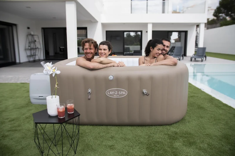 Lay-Z Spa Palma EnergySense Smart Hydrojet Pro opblaasbare spa - 7 persoons