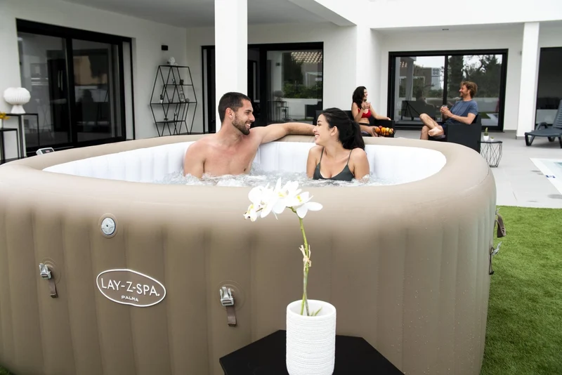 Lay-Z Spa Palma EnergySense Smart Hydrojet Pro opblaasbare spa - 7 persoons