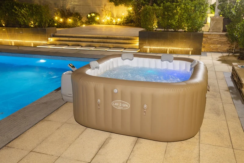 Lay-Z Spa Palma EnergySense Smart Hydrojet Pro opblaasbare spa - 7 persoons