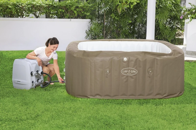 Lay-Z Spa Palma EnergySense Smart Hydrojet Pro opblaasbare spa - 7 persoons