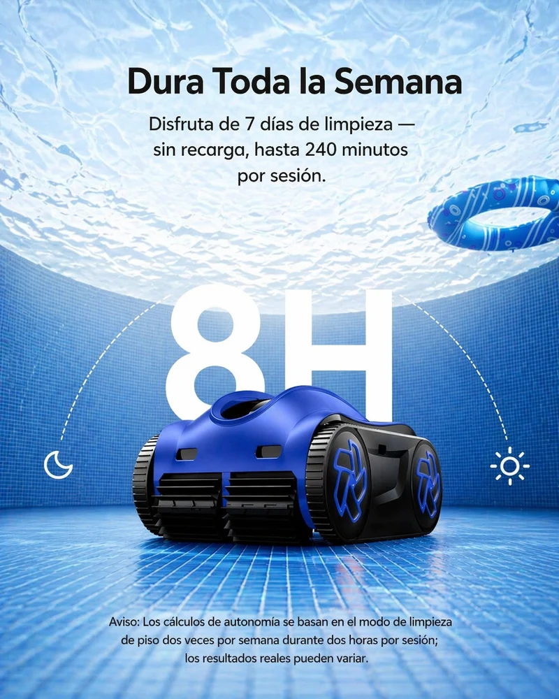 iGarden K80 Robot Limpiafondos de Piscina sin Cable