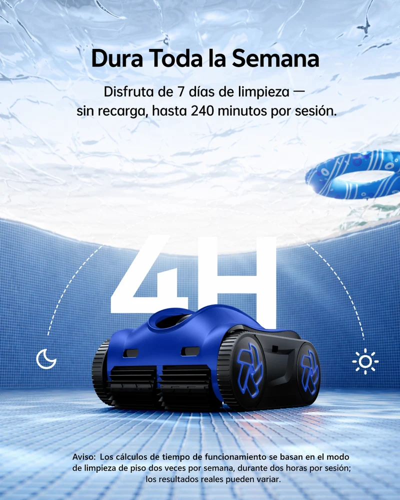 iGarden K40 robot limpiafondos de piscina sin cable automático