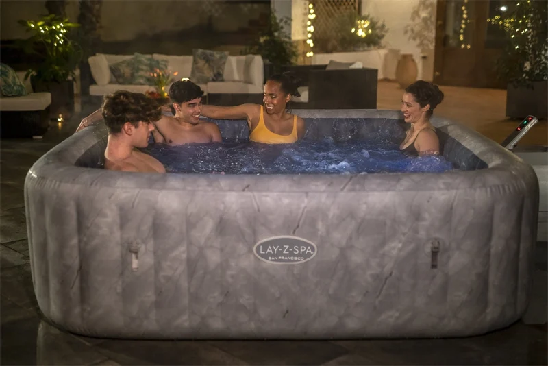 Lay-Z Spa San Francisco EnergySense Hydrojet Pro opblaasbare spa - 7 persoons