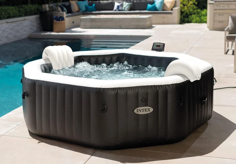 Intex Pure Spa Jet & Bubble Deluxe opblaasbare spa - 6 persoons