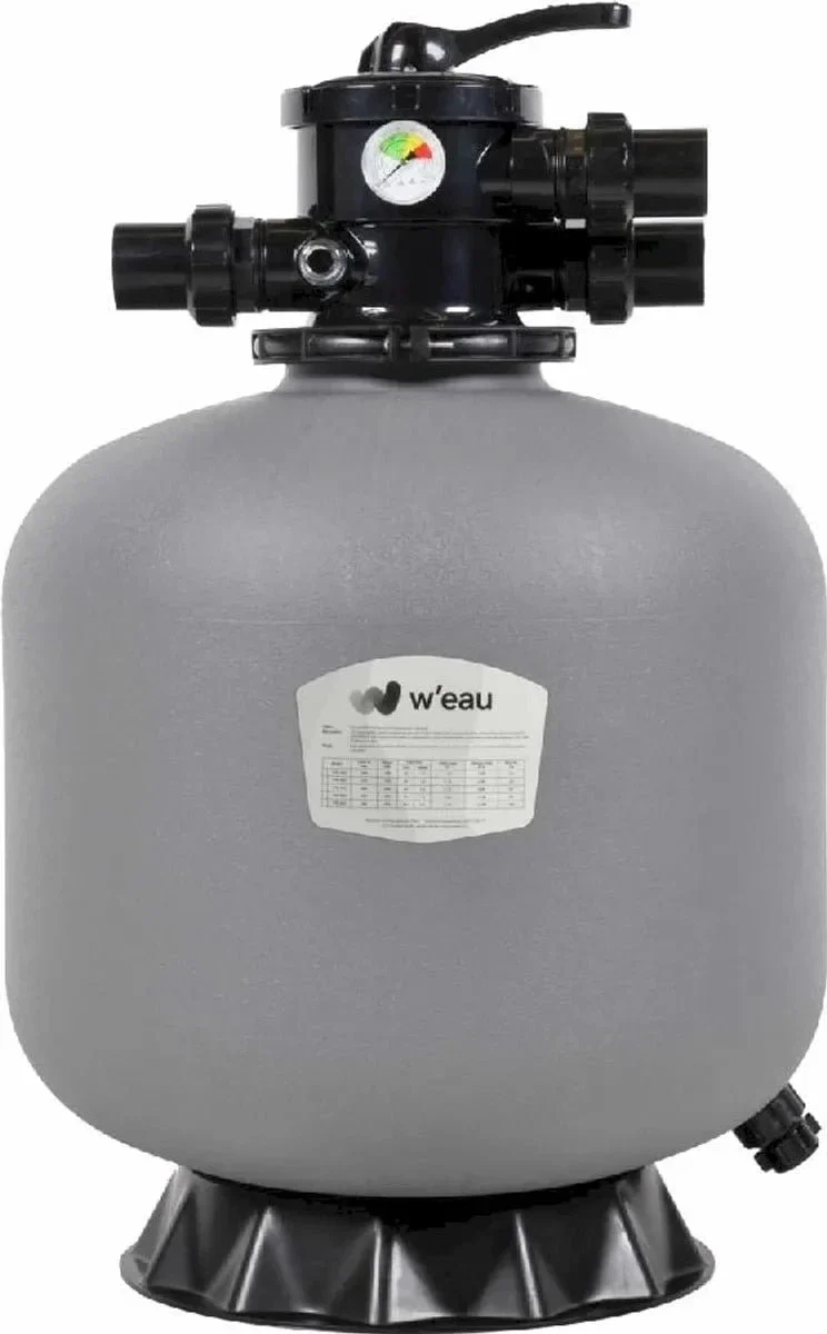 W'eau HDPE-450 top mount zandfilter 8m³